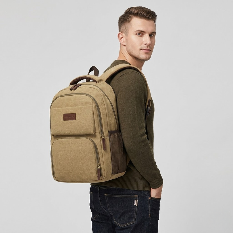 Men's Triple Compartment Everyday Backpack