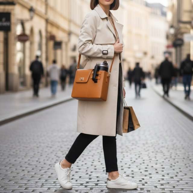 Multi Functional Tumbler Holder Shoulder Bag