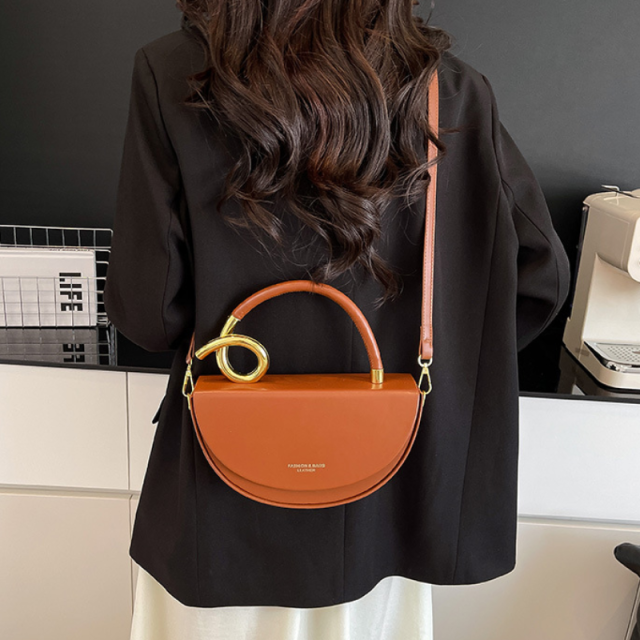 Serene Crescent Handbag