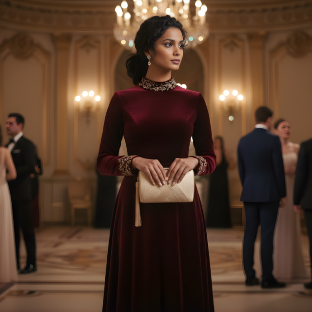 Champagne Knot Clutch Bag