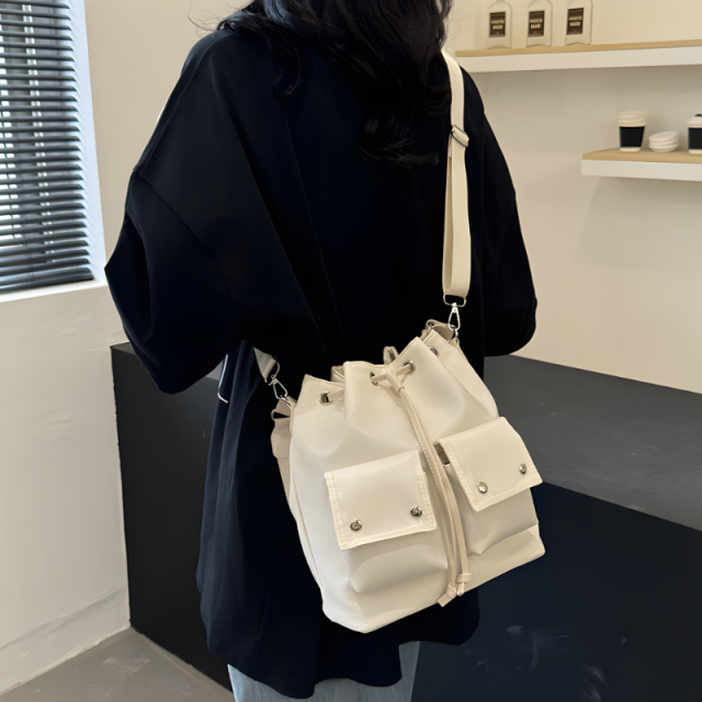 Effortless Ivory Crossbody Bag
