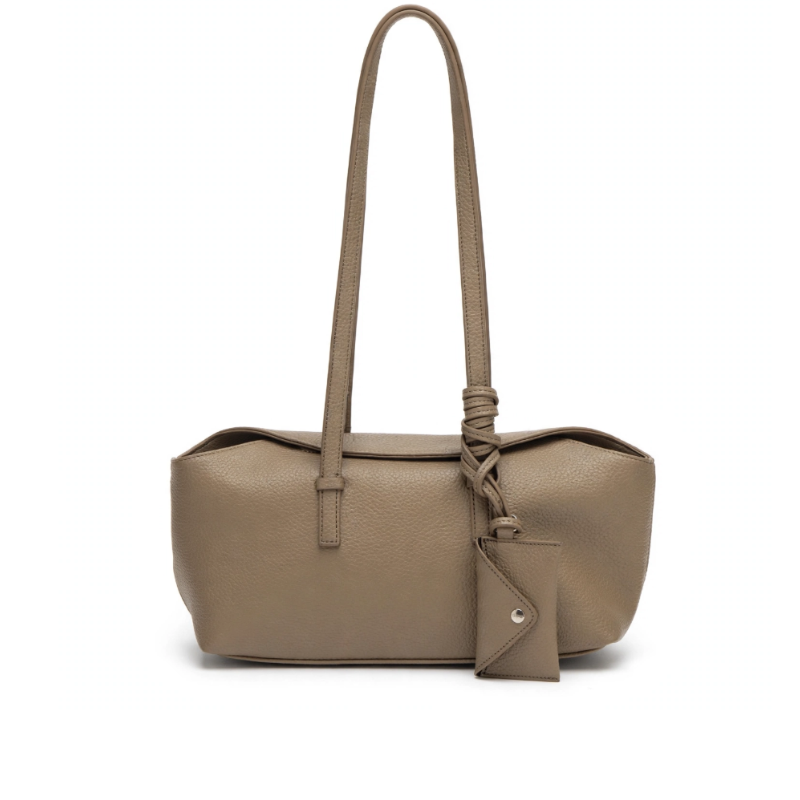 Textured Curve Shoulder Bag