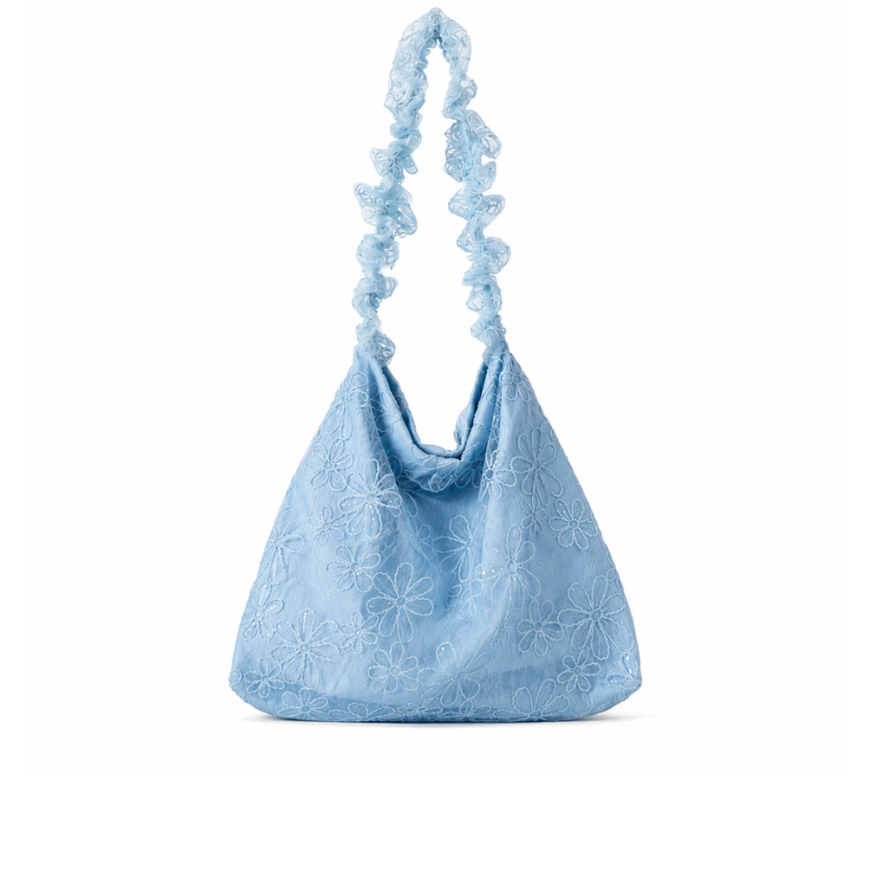 Lace Bloom Shoulder Bag