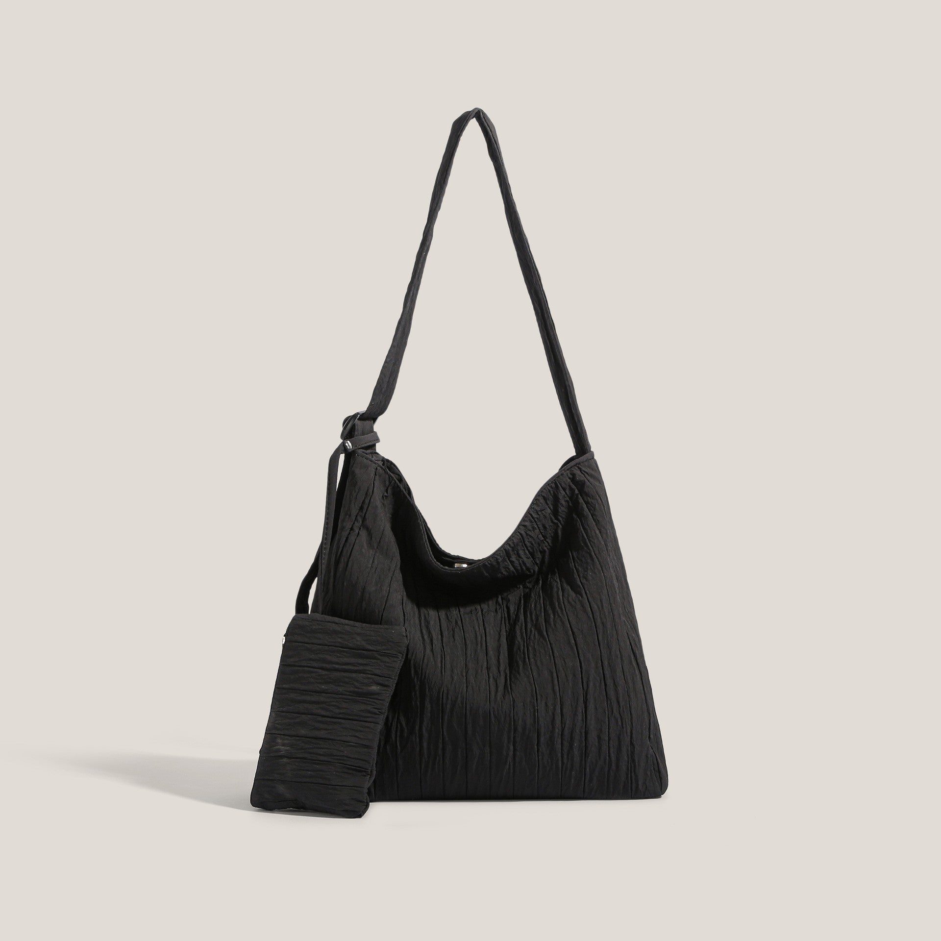 Soft Pleated Large Capacity Tote Bag