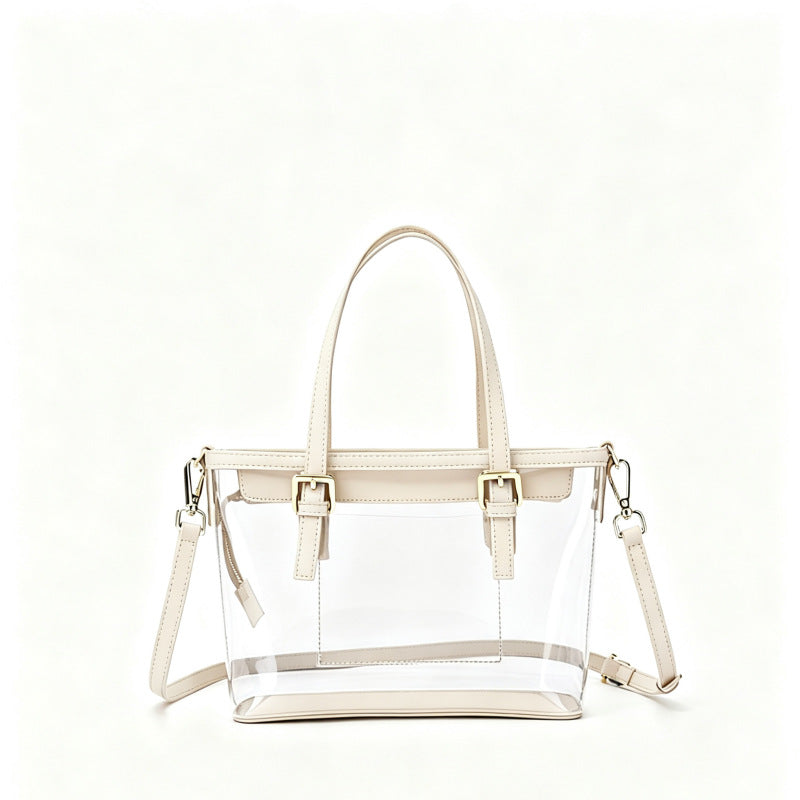 Women's Transparent PVC Jelly Shoulder Bag