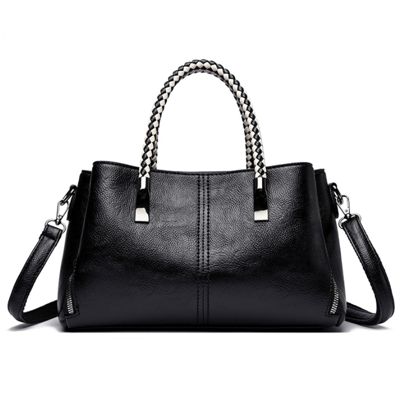 Braided Handle Multiway Women’s Handbag