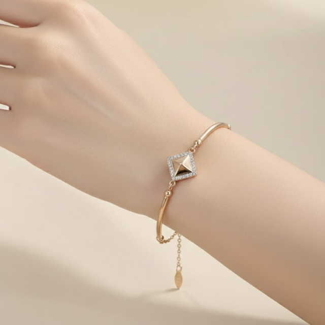 Geometric Rhombus Bracelet