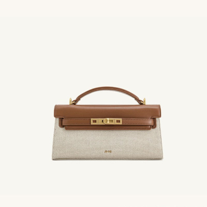Luxury Crocodile Pattern Genuine Leather Kelly Handbag