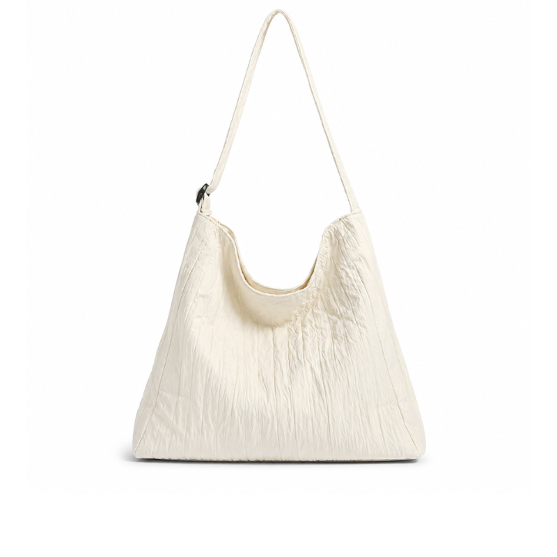 Soft Pleated Large Capacity Tote Bag