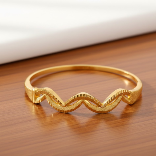 Minimalist Gold Plated Luxury Bracelet