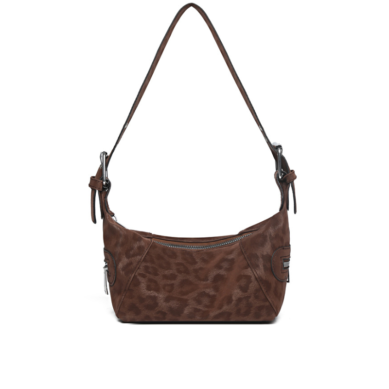 Savannah Leopard Shoulder Bag