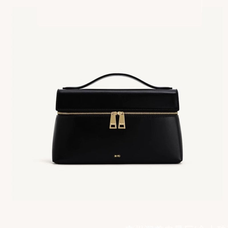 Thea Genuine Leather Box Handbag For Women