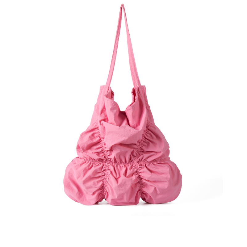 Aurora Pleat Nylon Tote Bag