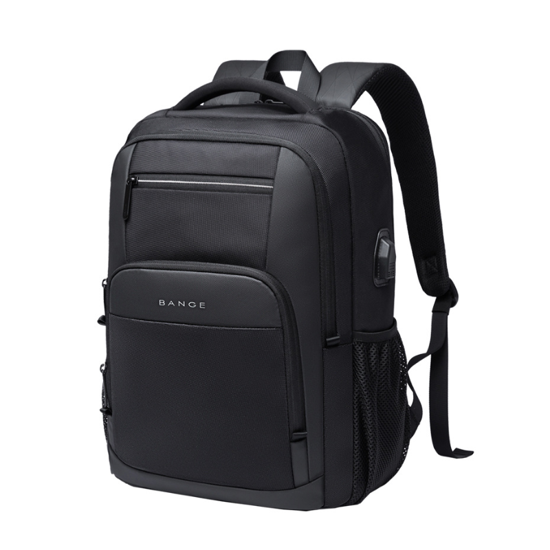 Men's Oxford Backpack With USB Charging