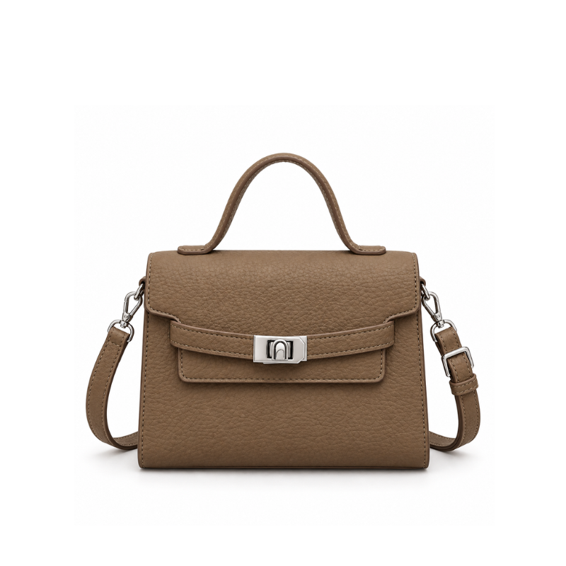 Retro Lock Commuter Handbag