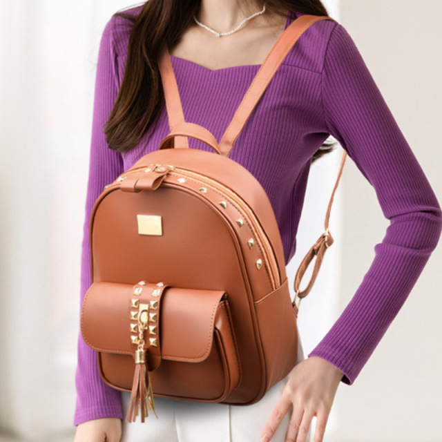 Rivet Style Large Capacity Fashion Backpack