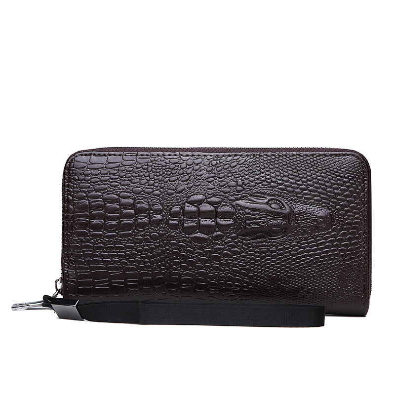 Crocodile Pattern Casual Men's Wallet
