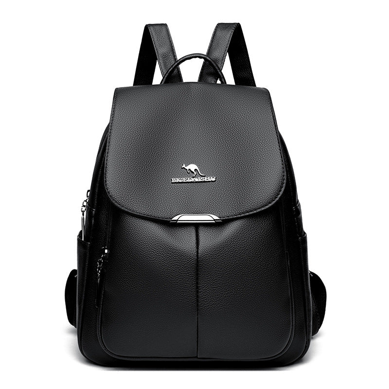 Textured Large Capacity  Women's Backpack