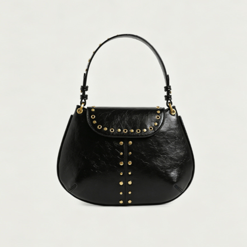 Ruby Studded Vintage Handbag