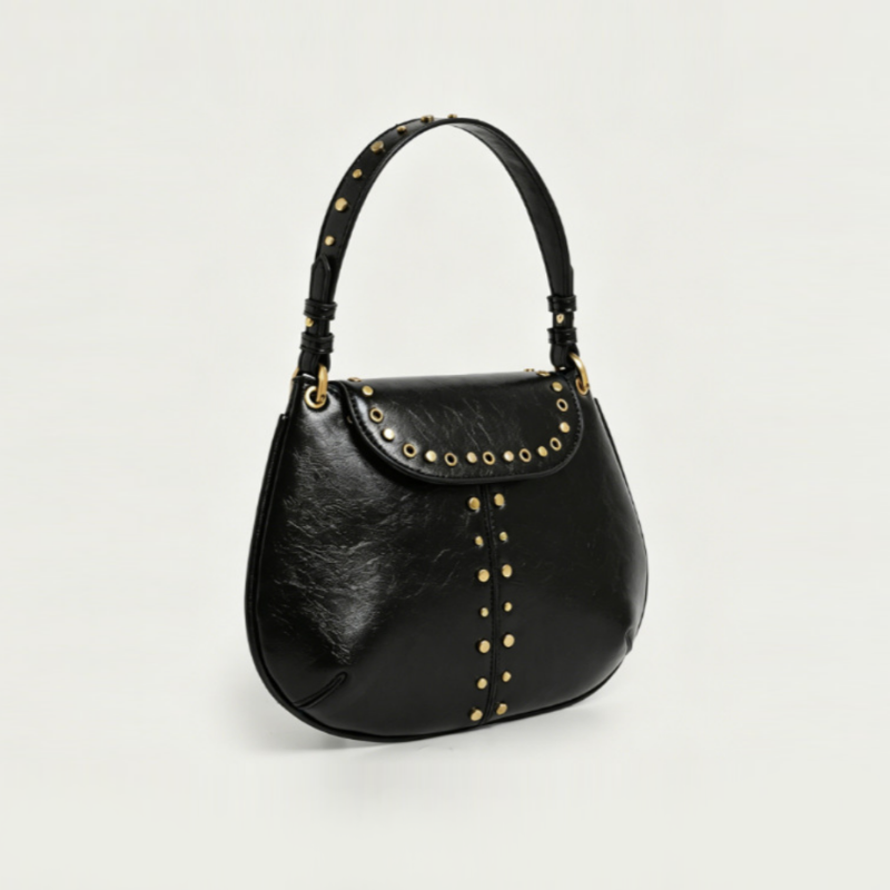 Ruby Studded Vintage Handbag