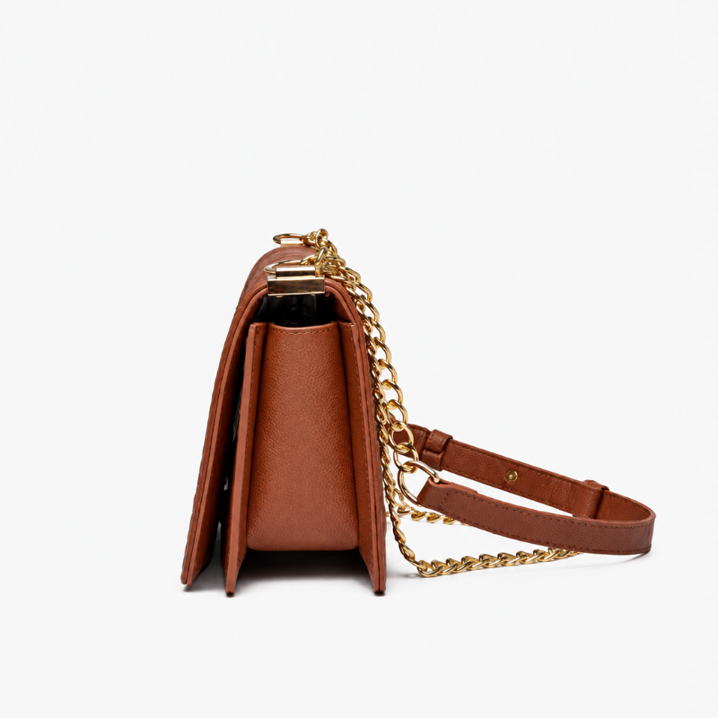 Vela Quilted Chain Crossbody Bag