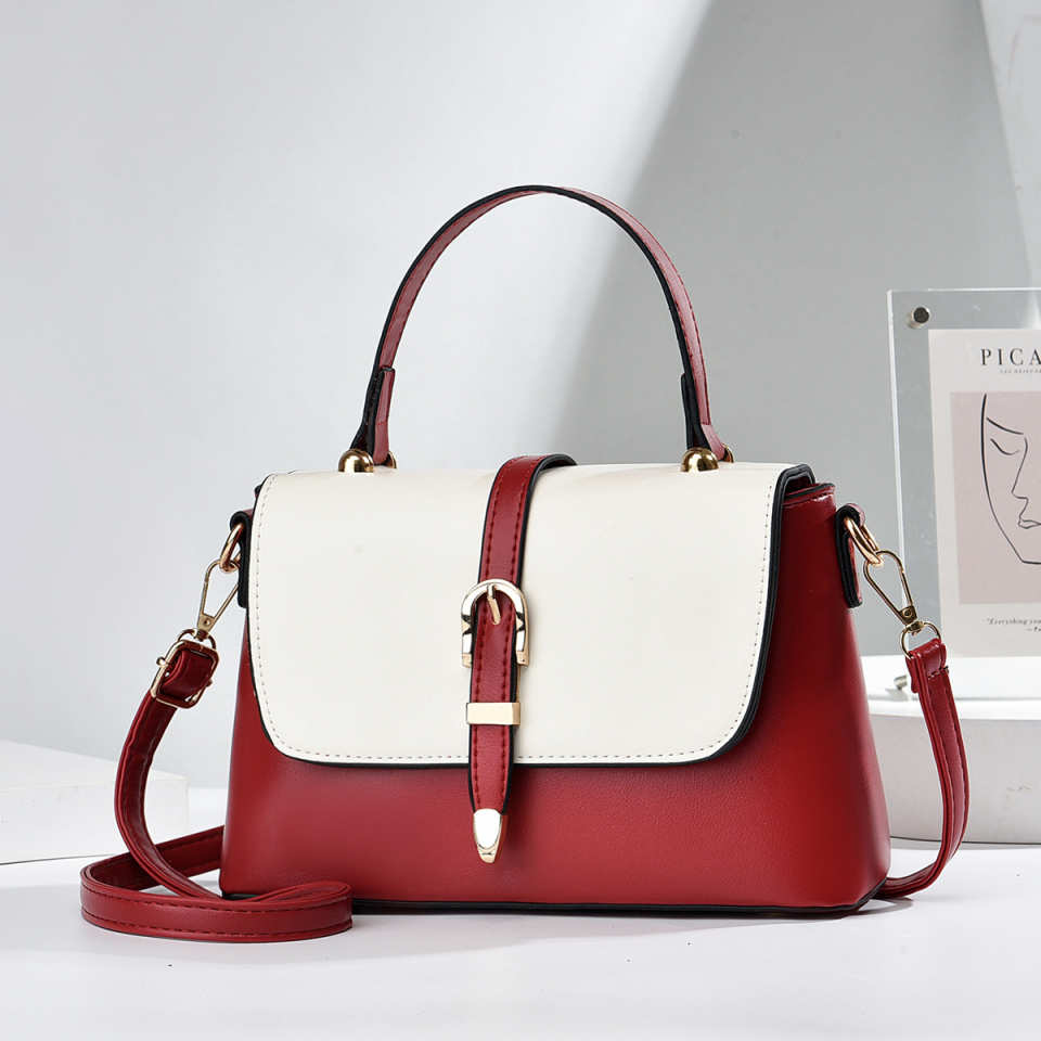 Colorblock Charm Handbag