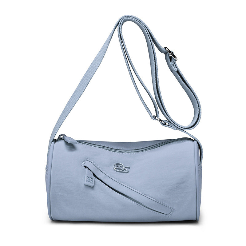 Round Nylon Crossbody Bag