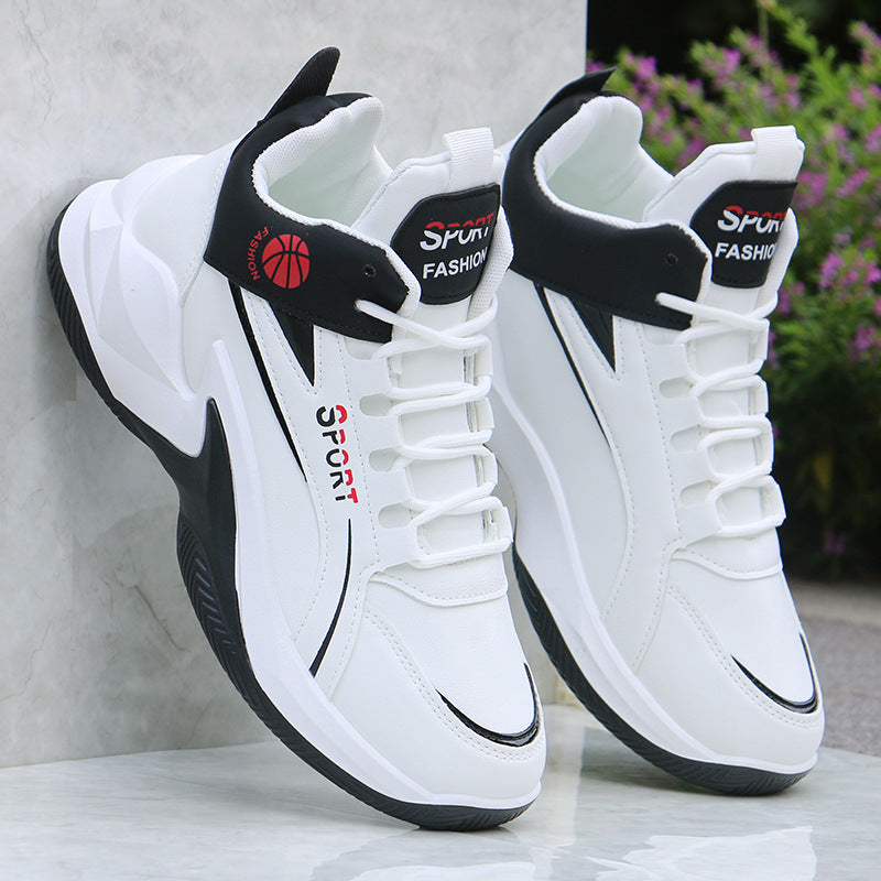 Men's Sporty Look High-Top Runner Shoes