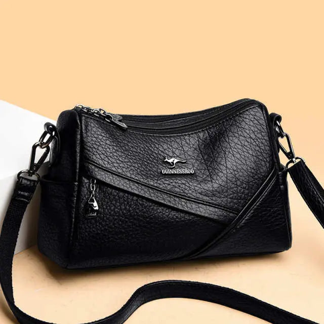 Modern Soft Leather Shoulder Bag