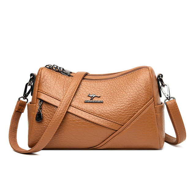 Modern Soft Leather Shoulder Bag