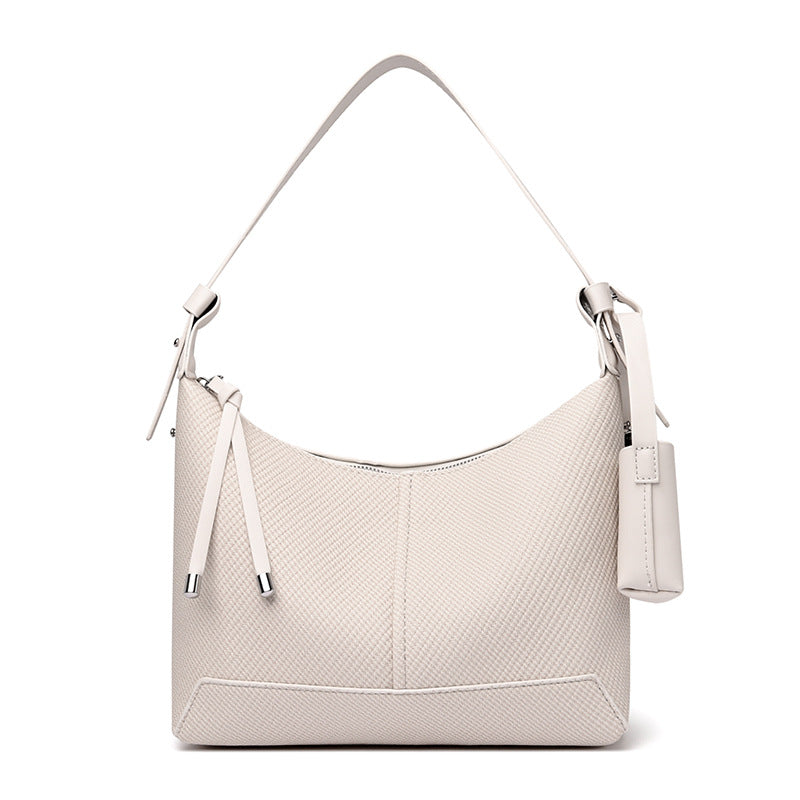 Soft Leather Niche Underarm Shoulder Bag For Women