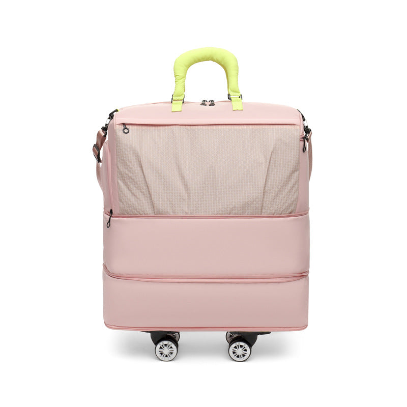 3-In-1 Expandable Travel Bag With Removable Wheels