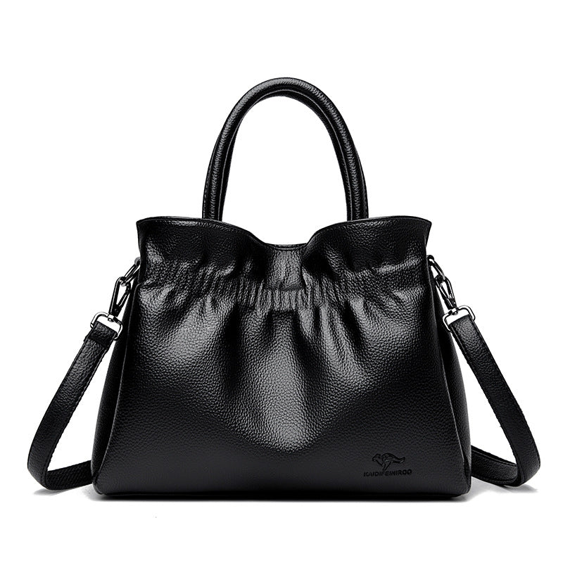 Gathered Puff Shoulder Bag