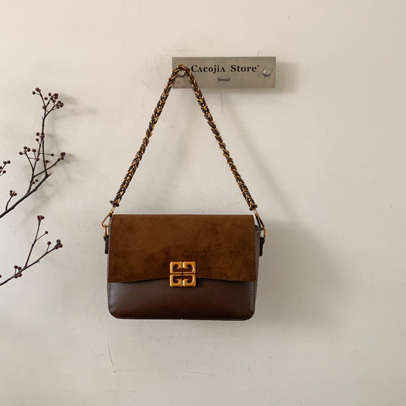 Chain Silhouette Women’s Square Shoulder Bag