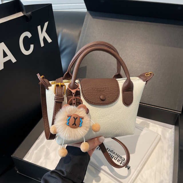 Color Block Dumpling Handbag