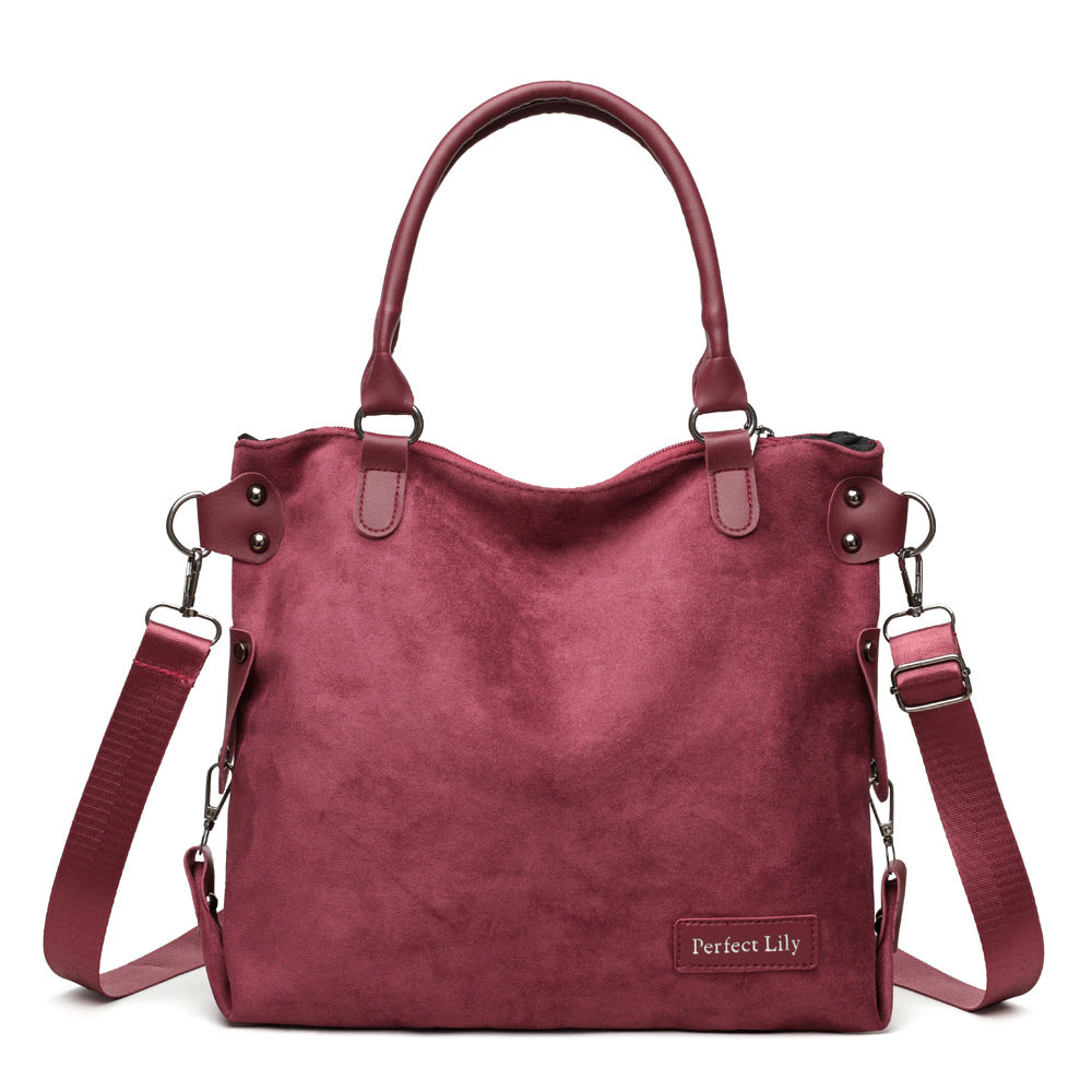 Large Capacity Retro Satchel Handbag