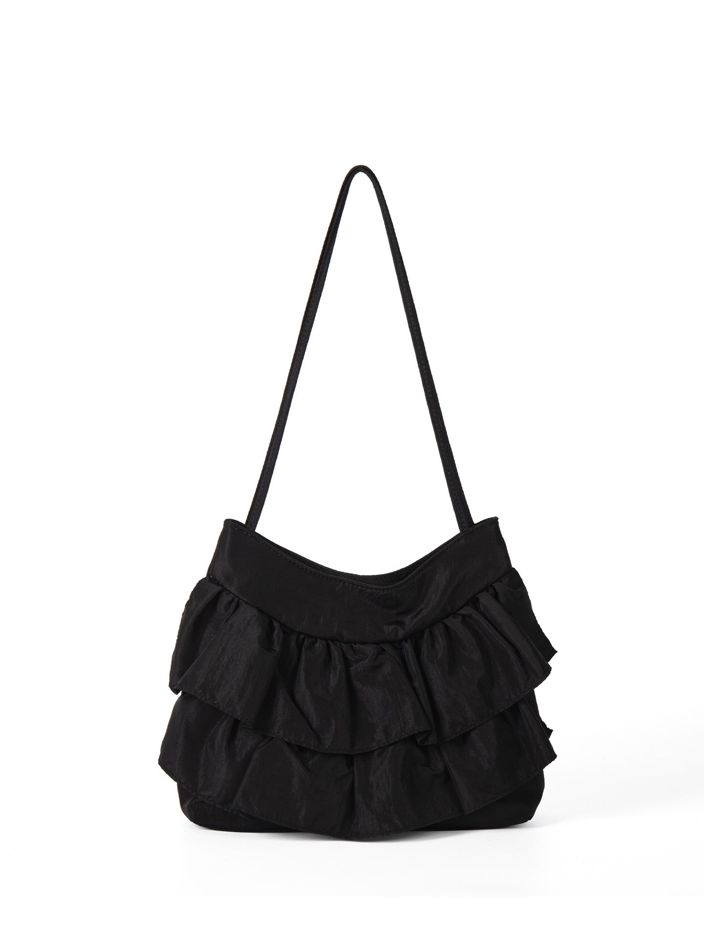 Luna Ruffle Shoulder Bag