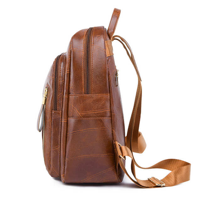 Vintage Soft Leather Backpack For Women
