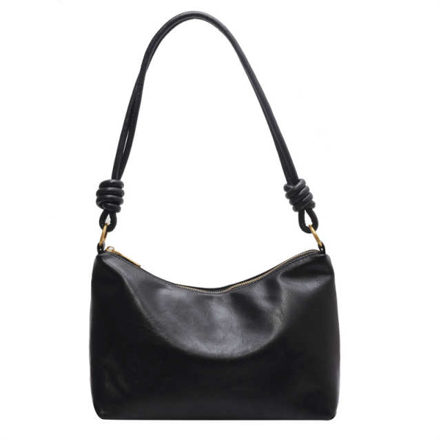 Trendy Solid Color Shoulder Bag