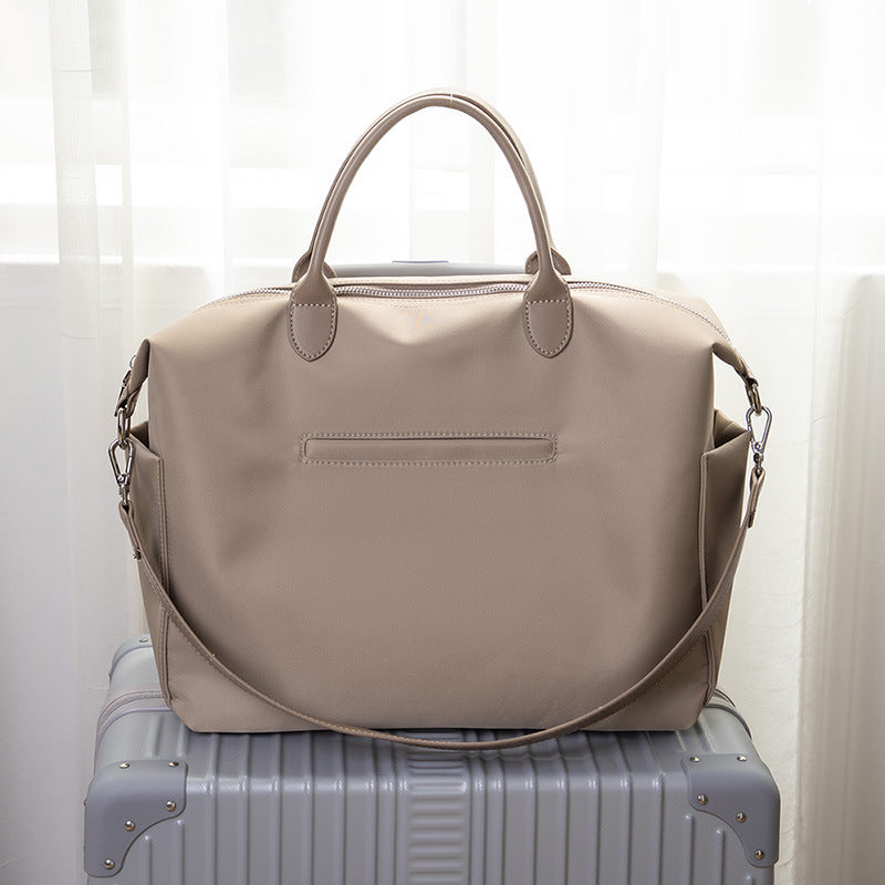 Water-Repellent Oxford Travel Tote Bag