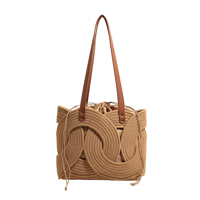 Creative Weave Shoulder Bag