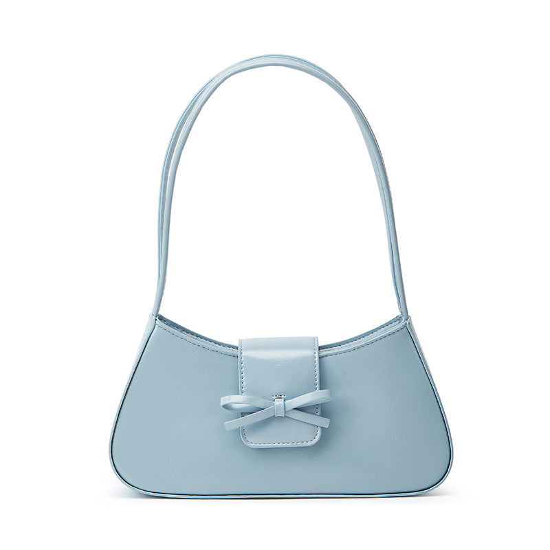 Elowen Silver Bow Underarm Shoulder Bag