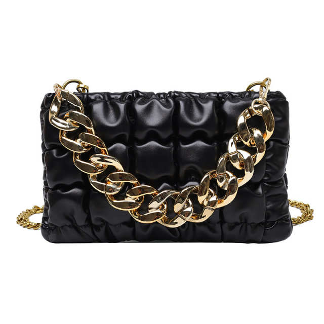 Fold Shoulder Bag Fashionable Texture