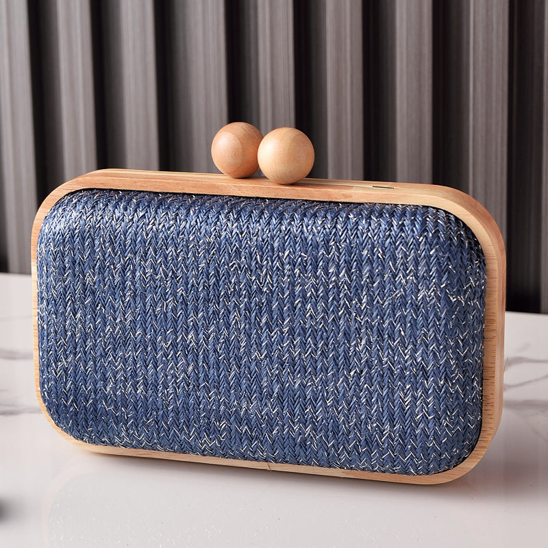 Chic Straw Woven Clutch Bag