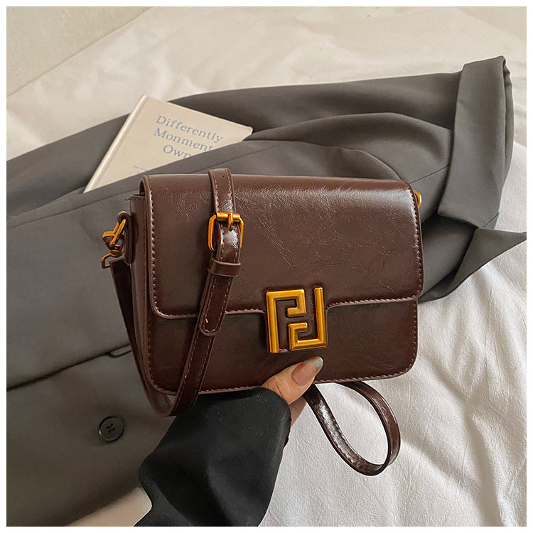 Retro Luxe Women’s Square Shoulder Bag