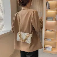 Fold Shoulder Bag Fashionable Texture