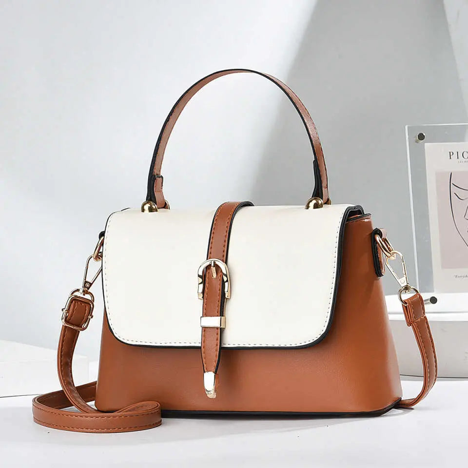 Colorblock Charm Handbag