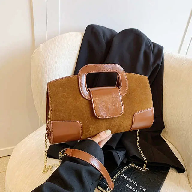 Vintage Stitch Crossbody Bag