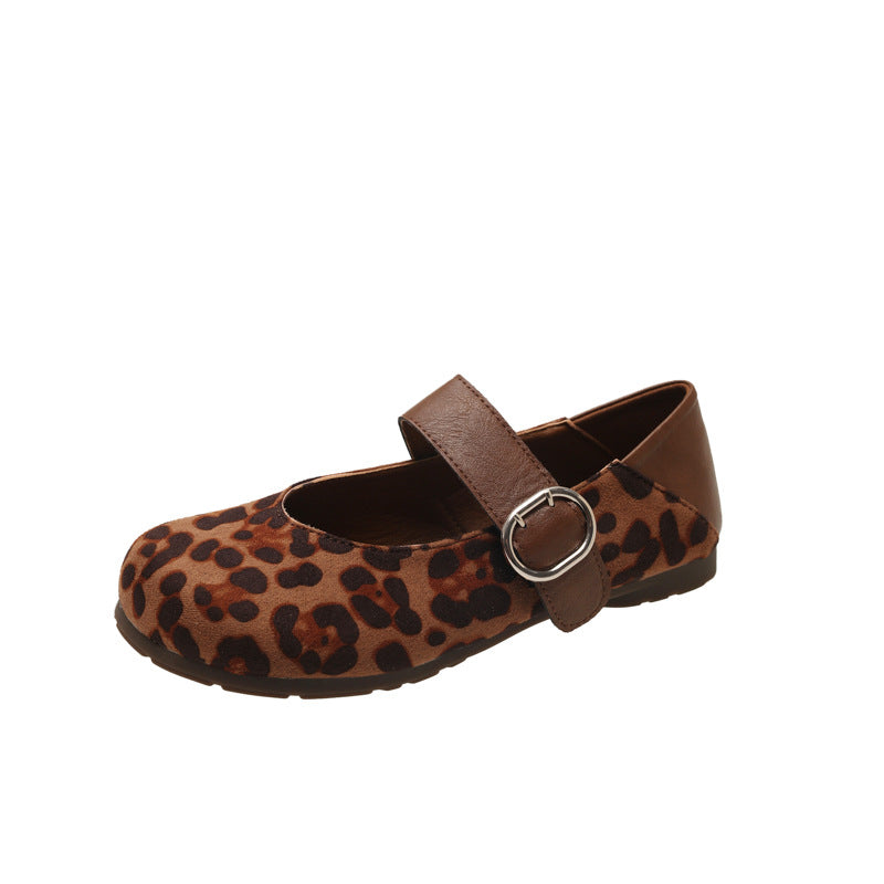 Vintage Buckle Strap Women’s Pumps