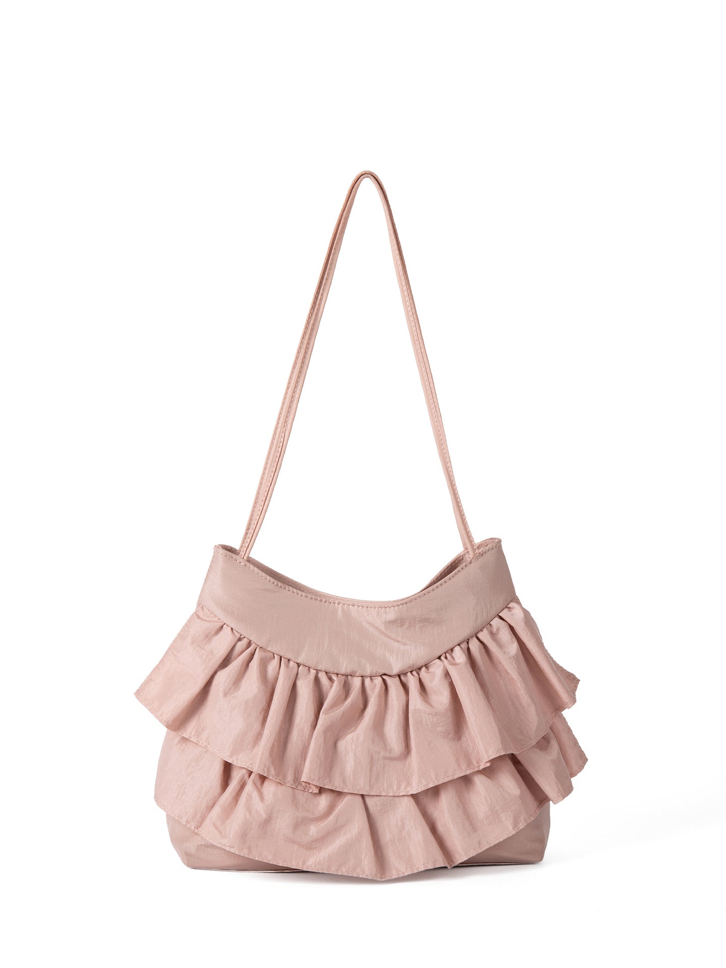 Luna Ruffle Shoulder Bag
